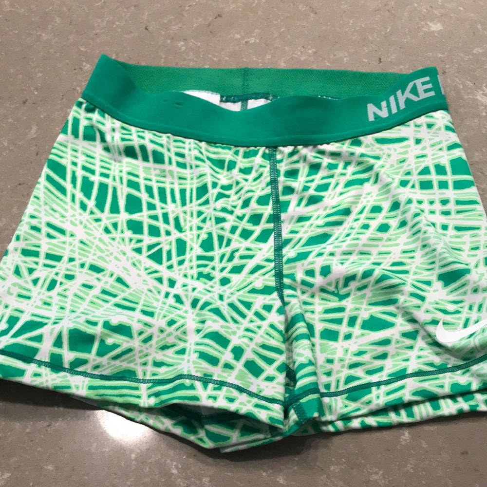 Nike Pro Shorts, Green